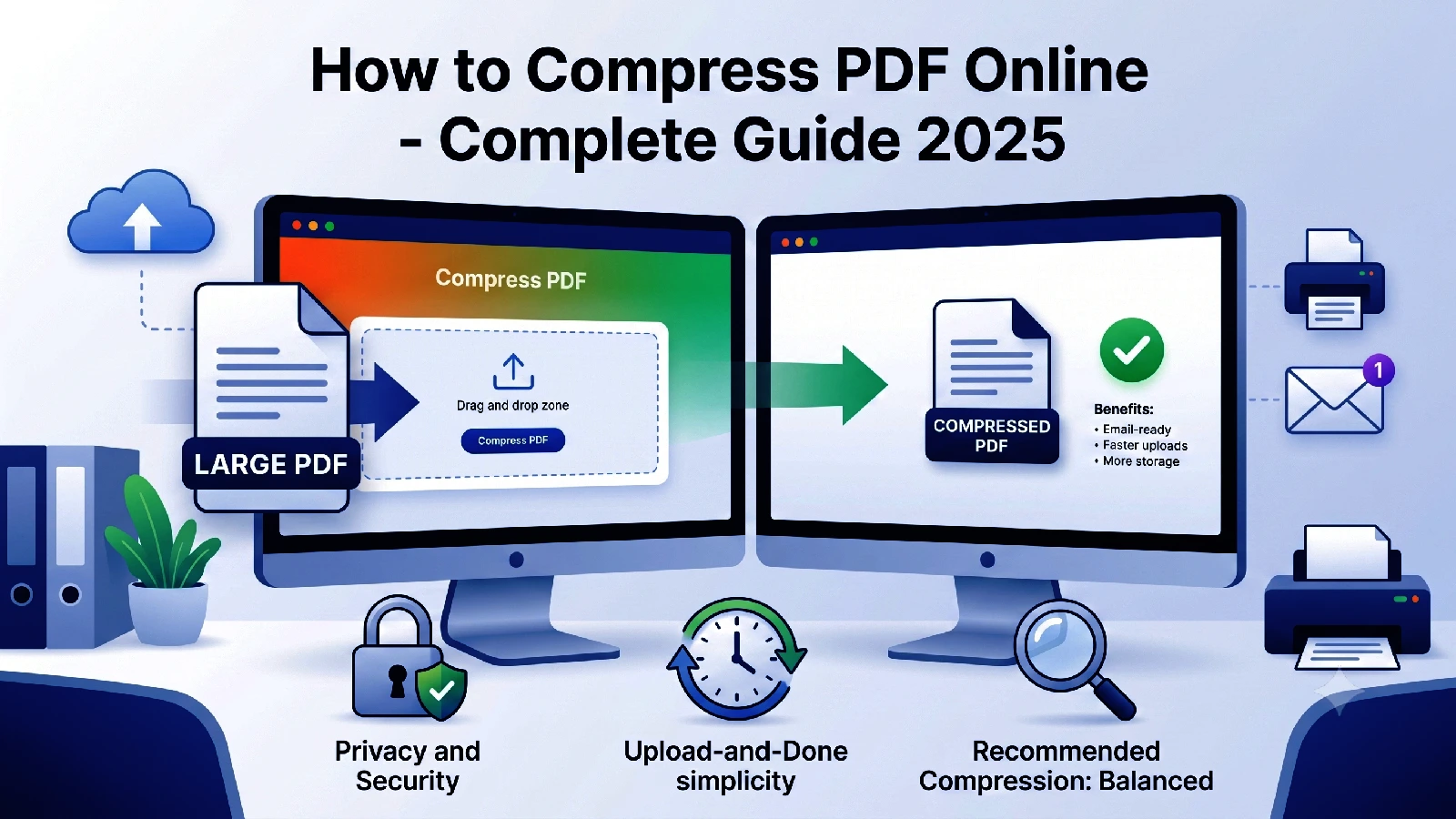 How to Compress PDF Online - Complete Guide 2025